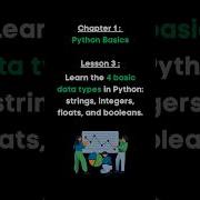 Python Data Types In 20 Seconds Lesson 3 Python Coding Shorts