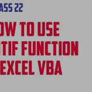 Countif Function In Excel Vba Formula In Excel Vba