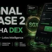 Signal Phase 2 SGX на DEX Minder Mode и новая экономика продукта Часть 1