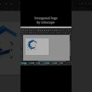 Hexagonal Logo By Inkscape Shorts Graphicdesign Logo Inkscape