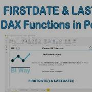 DAX Language FIRSTDATE And LASTDATE Functions In Power BI