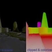 Depth Buffer As Range Sensor Processing Sketch