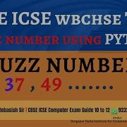 Buzz Number Program In Python CBSE ICSE Class 6 To 10 Number Logic Explained Debasish Sir