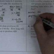 Proportion Word Problems