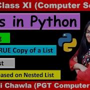 List Slicing Making True Copy Of List Nested List In Python CBSE Class 11 Computer Science