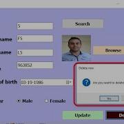 C Tutorial For Beginners Delete Button With SQL Server Database In C Sharp