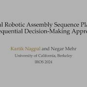 IROS24 Optimal Robotic Assembly Sequence Planning ORASP A Sequential Decision Making Approach