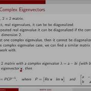 MATH 3191 Similarity With Complex Eigenvalues
