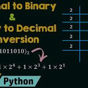 Decimal To Binary And Binary To Decimal Conversion