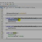 Java Timers With Tick Tock Frame