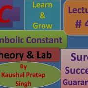 Symbolic Constant Expert Teach With Lab Beginners To Expert Coding Lab Video