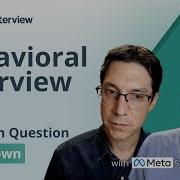 Behavioral Interview Common Questions Broken Down By Ex Meta Amazon Senior Managers