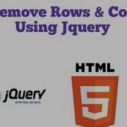 Dynamically Add Remove Rows And Columns Of Html Table Using Jquery Tutorial For Beginners In Hindi