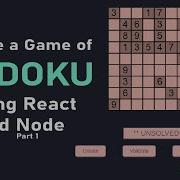 Create Sudoku Using React Node And Express