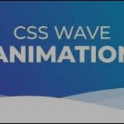 CSS Water Wave Background Animation Effects CSS Waves Animation