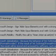 Code Analysis Visual Studios