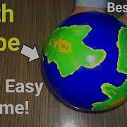 How To Make Earth Globe Very Easy At Home 3d Earth Globe Model Diy