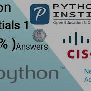 CISCO PYTHON Essential Part 1 MODULE 1 Test Quiz Solutions