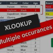 XLOOKUP When There Are Multiple Matches Or Occurrences One Simplified Formula