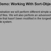 5 2 Sort Objects Using PowerShell