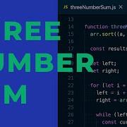 Three Number Sum Algorithm Interview Question Javascript