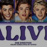 One Direction Alive Lyrics Color Coded Lyrics