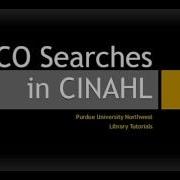 PICO Searches In CINAHL