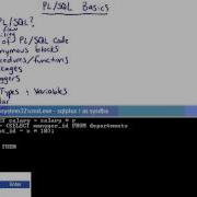 8 Oracle OCA 9i 10G PL SQL Basics