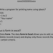Class7 Qbasic Looping Statements Chapter5