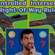 Right Of Way Rules EXPLAINED At Uncontrolled Intersections