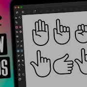 Draw Hand Gesture Icons In Inkscape Tutorial