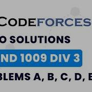 Codeforces Round 1009 Div 3 Video Solutions A To F By Abhinav Kumar TLE Eliminators
