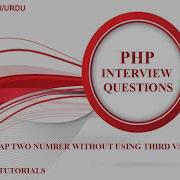 Swap Two Number Without Using Third Variable In PHP PHP Interview Questions