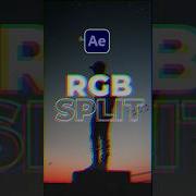 Эффект разделения RGB подсветки в After Effects Aftereffects
