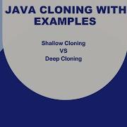 Java Cloning Shallow Cloning VS Deep Cloning