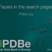 PDBe Mini Tutorial Narrowing Your PDBe Search Using Facets
