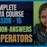 Java Full Course 15 Java Operators Interview Questions IntelliSkills