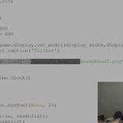 Урок по Pygame разработка игр на Python 29 Прикрепляем голову змеи к телу