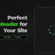 Create A Minimal CSS Preloader For Your Website Pure CSS Loader Animation Tutorial