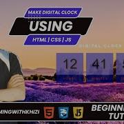 How To Make Digital Clock Beginner Projects In HTML And CSS In Urdu Hindi Html Css Javascript