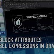 Добавление атрибутов блоков и выражений DIESEL в DraftSight