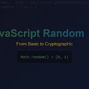JavaScript Random Numbers Math Random Crypto API Practical Uses