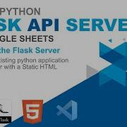 Simple Python Flask API With Google Sheets 04 Building The Flask Server