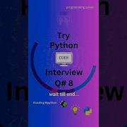 99 FAIL TO SOLVE THIS QUIZ IN 10 SECONDS Test Your Python Coding Level Q 8 Shorts Code