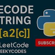 Decode Strings Using Python Leetcode 394 Solution