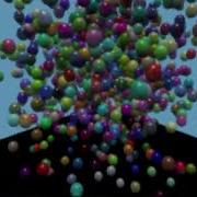 3D Random Walk With 1000 Balls In Babylon Js Integrated Into Astro