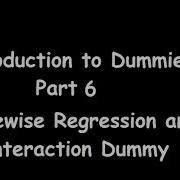 Dummy Variables Part 6 Piecewise Regression