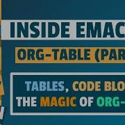 Use The Result Of A Python Source Block In A Table Formula Org Table Inside Emacs 6 Part 14