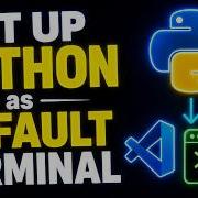 Как настроить Python в качестве терминала по умолчанию в VS Code