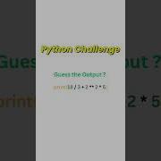 BODMAS Python Challenge Can You Predict The Output